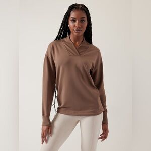 Athleta Brown Sweatshirt